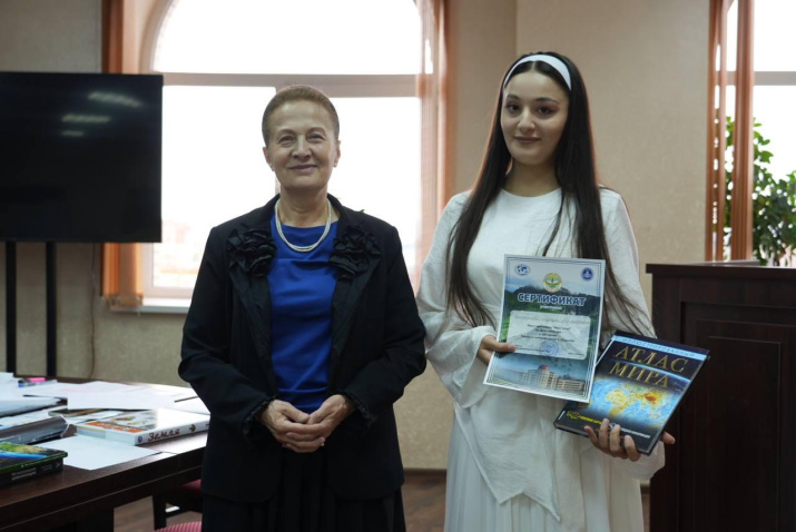 Фатима Албакова и Чемурзиева Луиза. Отделение РГО в Республике Ингушетия