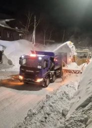 Снегозащитные мероприятия продолжаются в Петропавловске-Камчатском 8