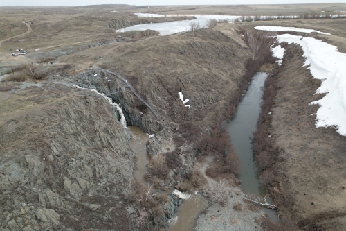 Волчий водопад в актобе карта