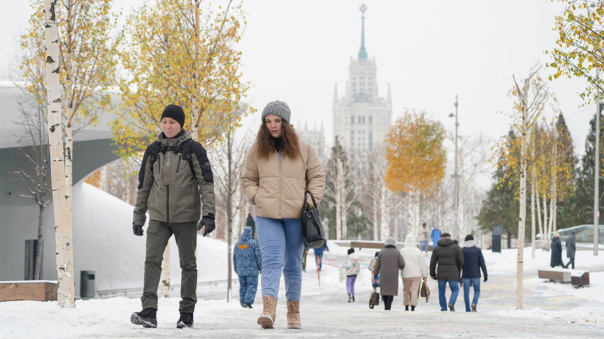 в чем сейчас ходят в москве в такую погоду