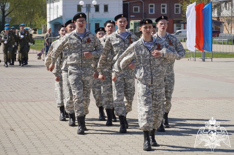 В Костроме представитель Росгвардии принял участие в областном конкурсе «Смотр строя и песни «Плац-парад»