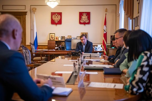 Губернатор Смоленской области Алексей Островский провел совещание с блоком АПК региональной администрации
