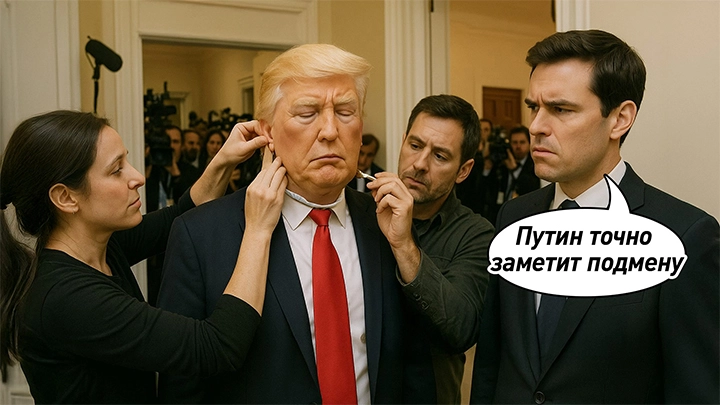 Свежий пост Трампа окончательно всё запутал: Путину на Аляске подсунули двойника ?