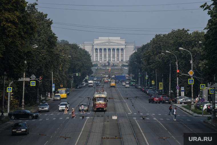 Остановка проспект Ленина Екатеринбург.