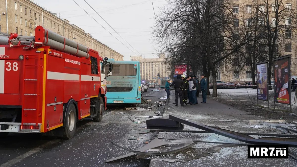 Так выглядело место ДТП. Фото: Виктория Арефьева / MR7