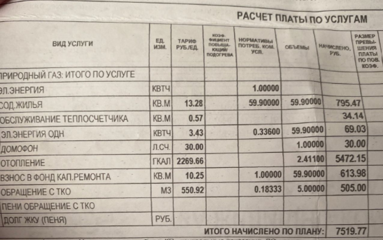 Тарифы коммунальных услуг евпатория