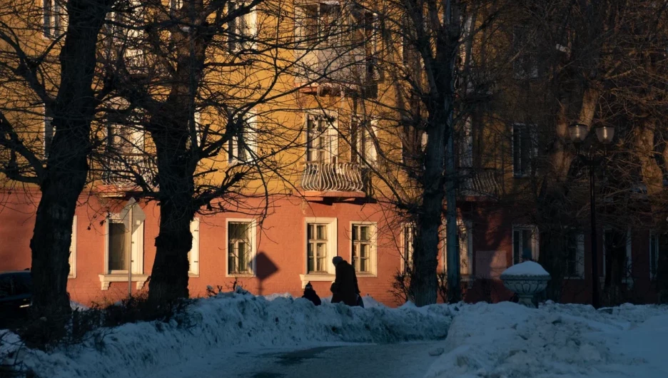 Барнаул в лучах солнца 