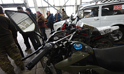 Очередная партия техники и гуманитарного груза отправилась из Бурятии на передовую 