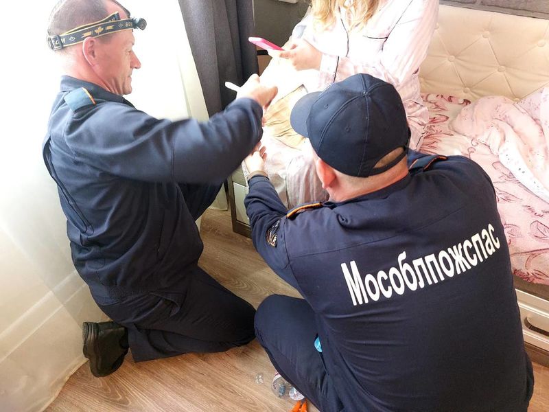 Спасатели помогли жительнице Тучково