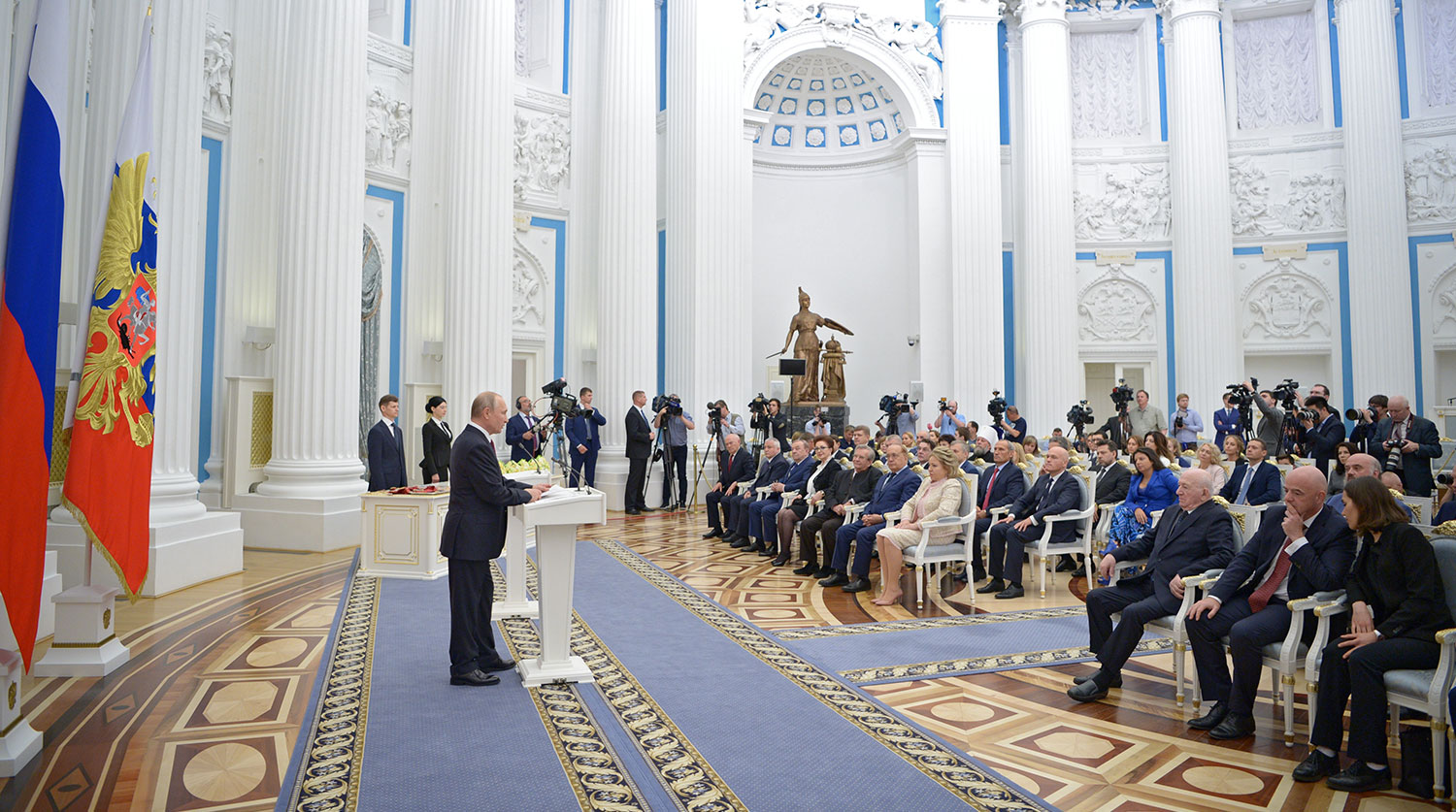 Фото награждения в кремле