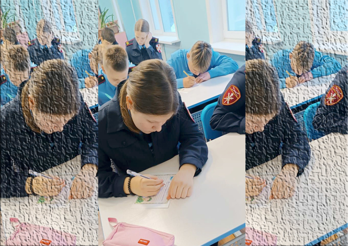 Кадеты росгвардейского класса присоединились к всероссийской акции «Письмо солдату»