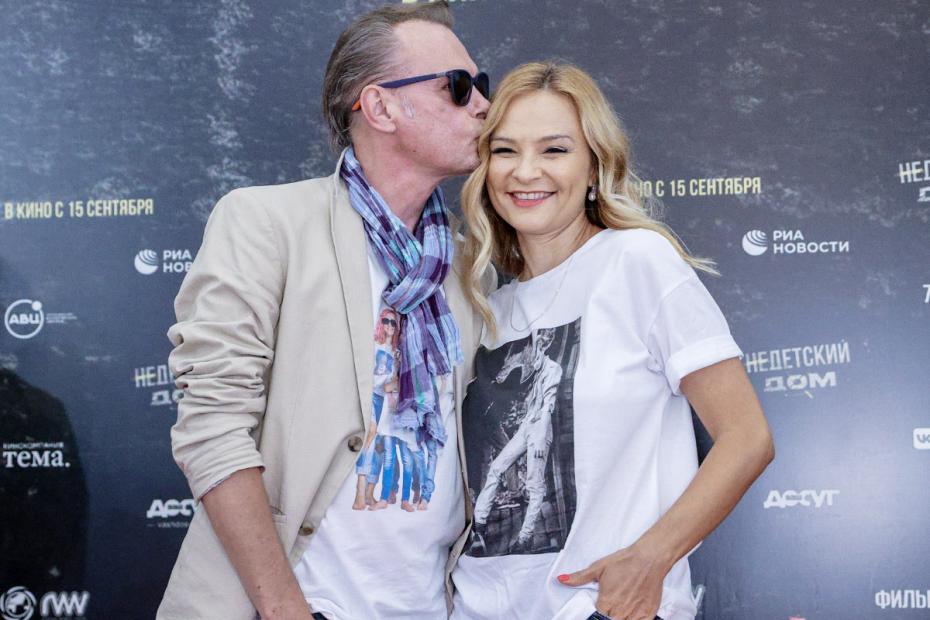 Певец Владимир Левкин с супругой Мариной