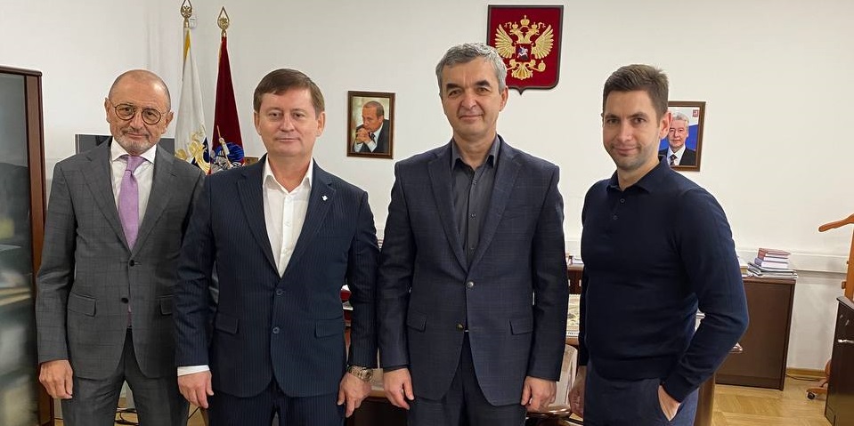 Рабочая встреча директора Московского дома национальностей С.С. Ануфриенко с руководством Московской федерации футбола