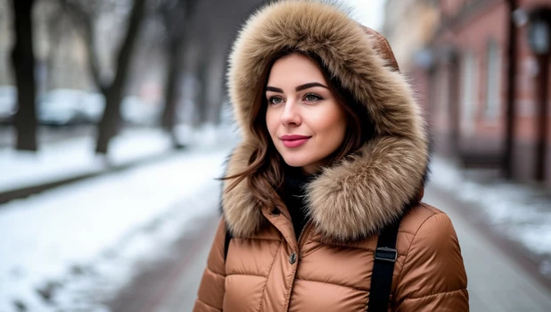 Девушка. Зима.