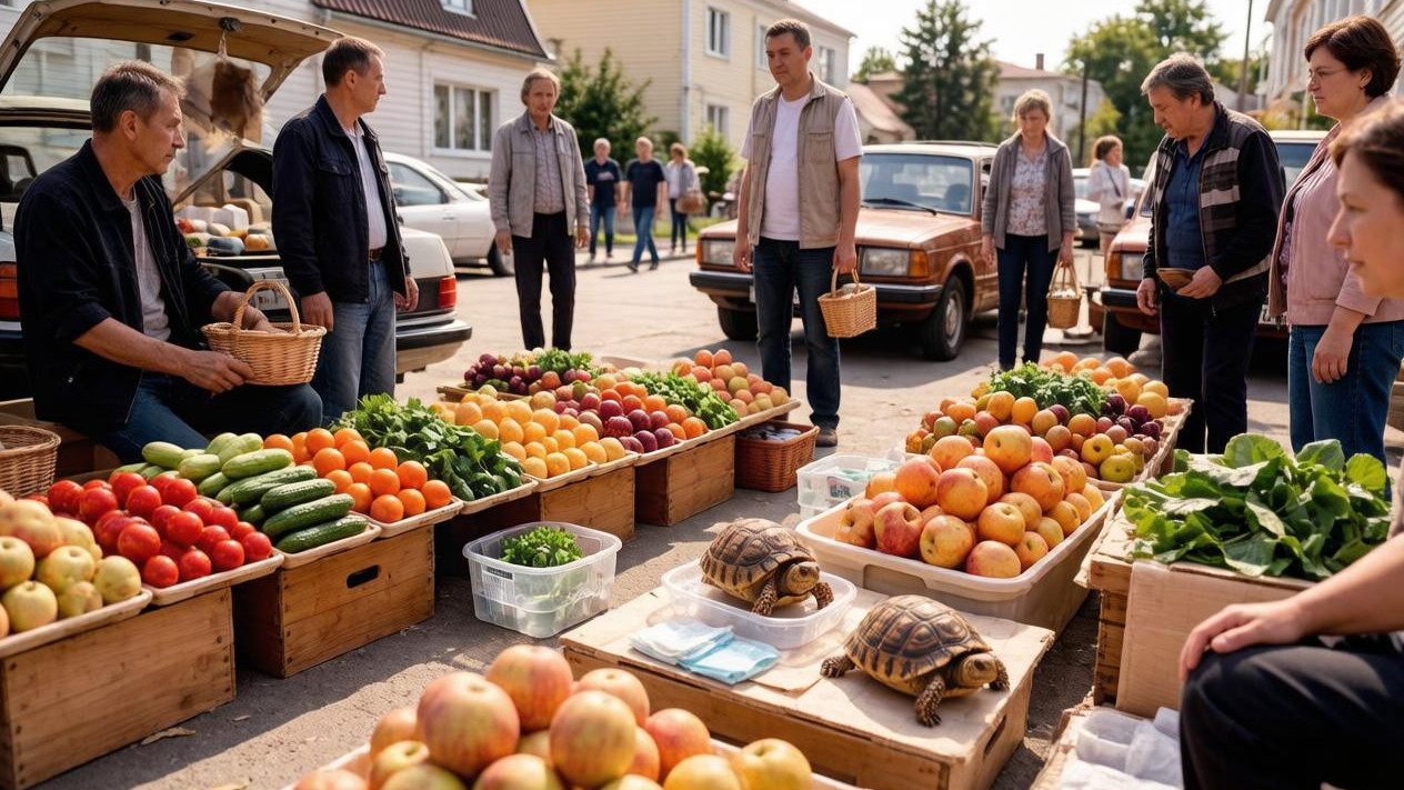 За один рейд на стихийных продавцов составили десять административных протоколов в Краснодаре
