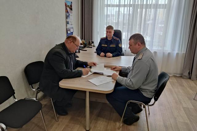 Заместитель начальник УФСИН России по Омской области провел ряд рабочих встреч с администрацией Колосовского сельского поселения