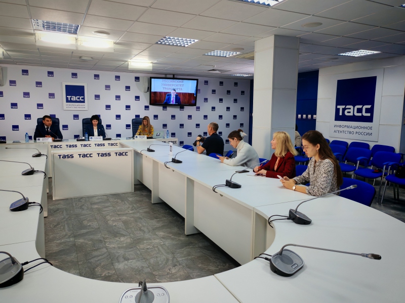 Пресс-конференция в ТАСС - РУТ,СГУПС, Правительство НСО