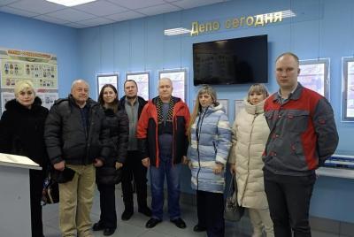 Саратовцы побывали на экскурсии в моторвагонном депо Анисовка
