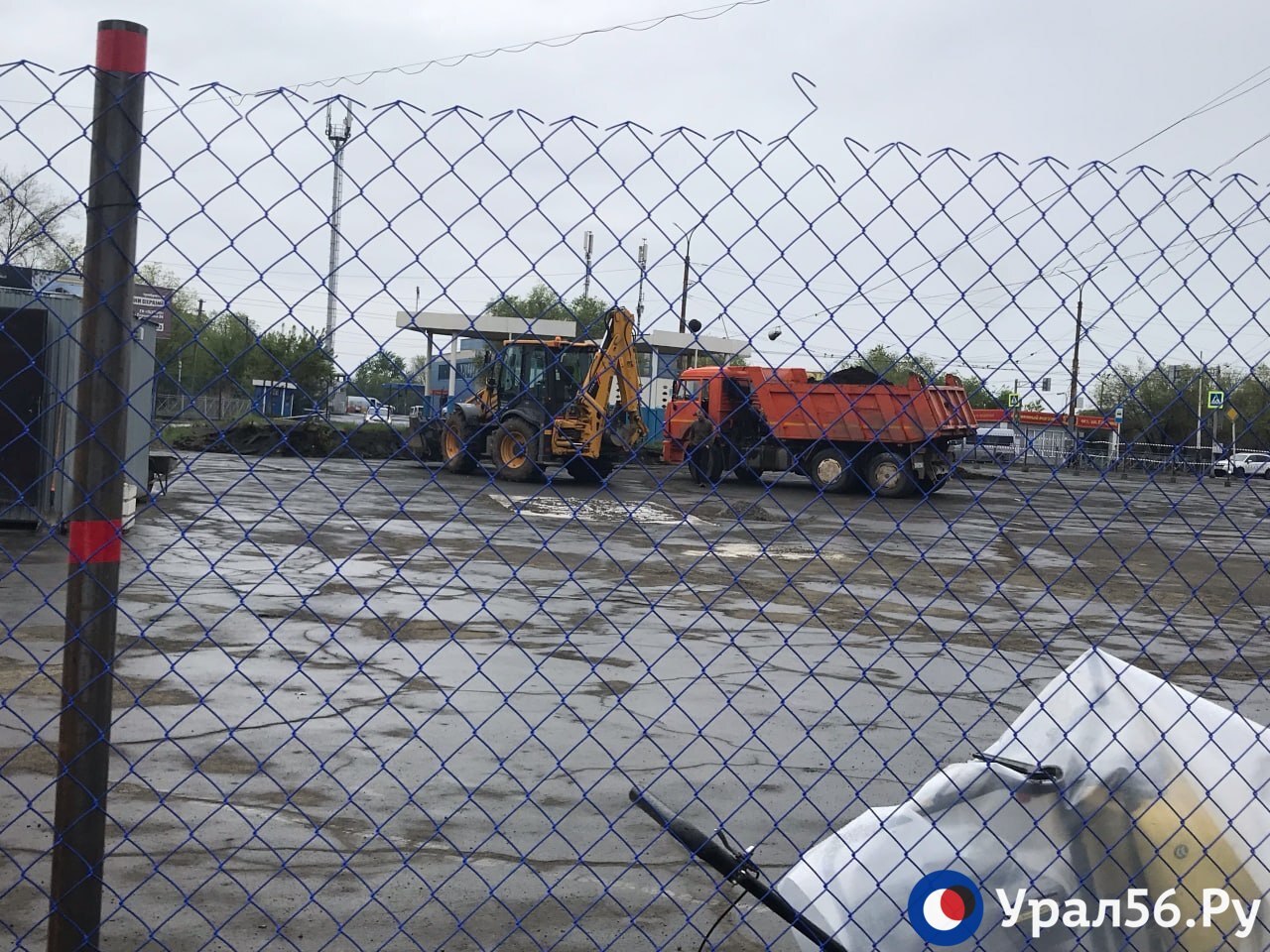 На площади Гагарина в Орске начались работы по благоустройству