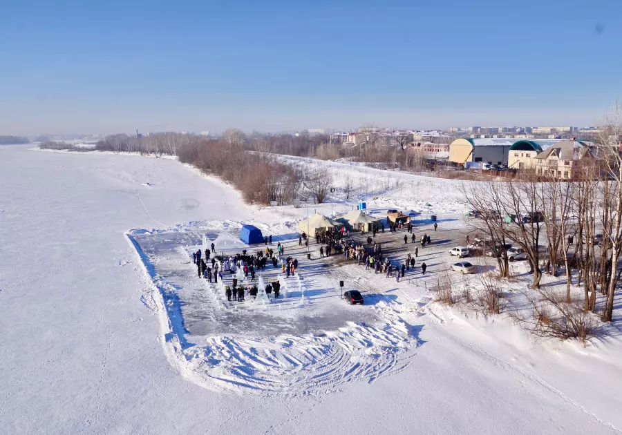 Крестный ход 2024 год. Крещение. 