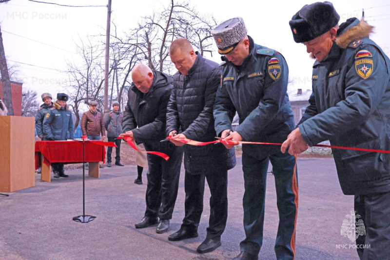 В Уржуме торжественно открыли пожарную часть после ремонта