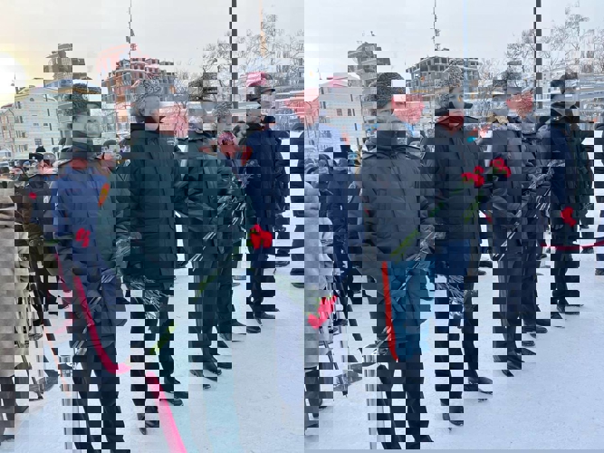 В Перми начальник территориального управления Росгвардии почтил память защитников отечества и жителей блокадного Ленинграда 