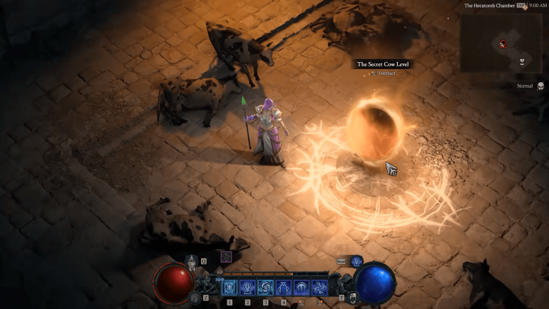 В Diablo IV все-таки нашелся легендарный коровий уровень