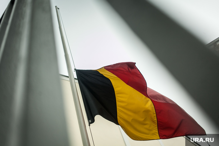 Посольство Бельгии. Москва, флаг бельгии