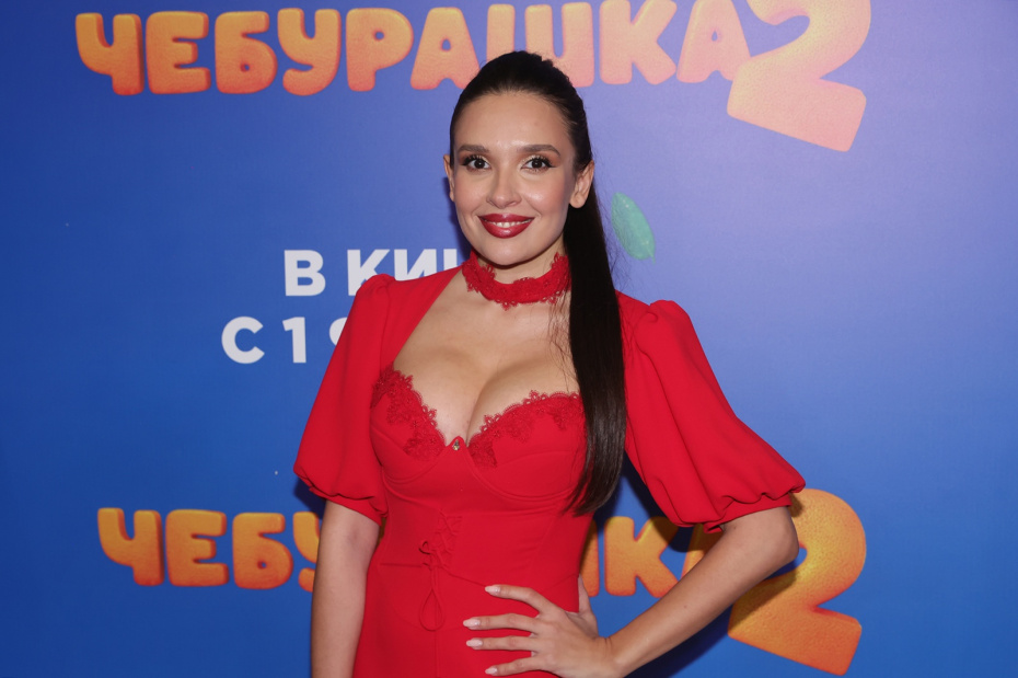 Ольга Дибцева на премьере фильма «Чебурашка-2»