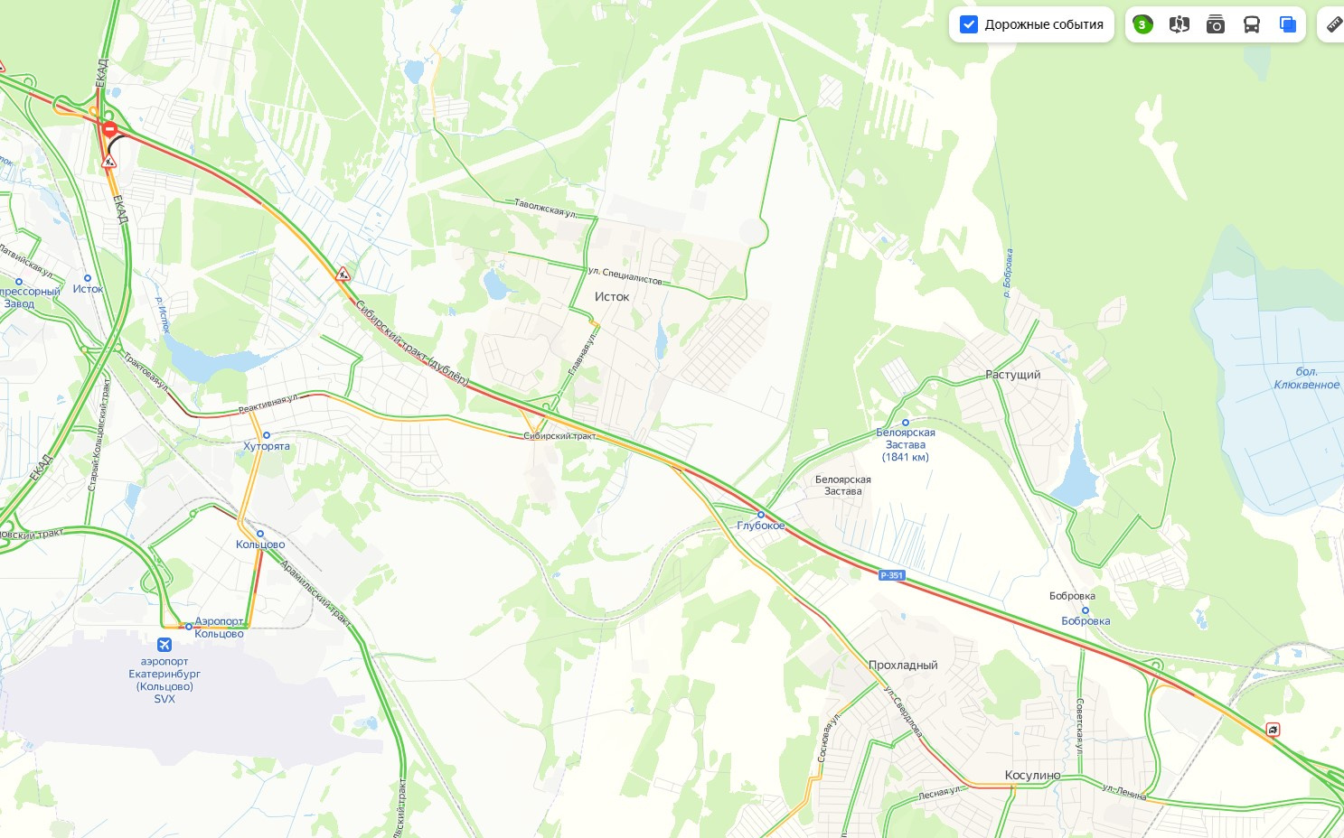 Карта тюмень екатеринбург на карте