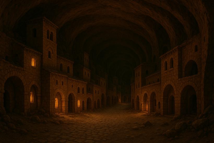 Затерянный подземный город