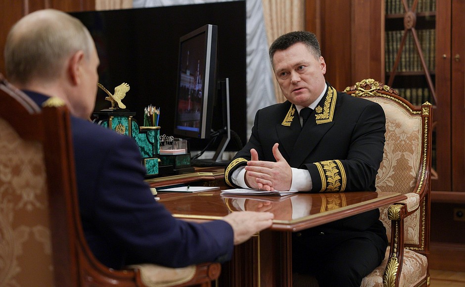 С Председателем Верховного Суда Игорем Красновым.