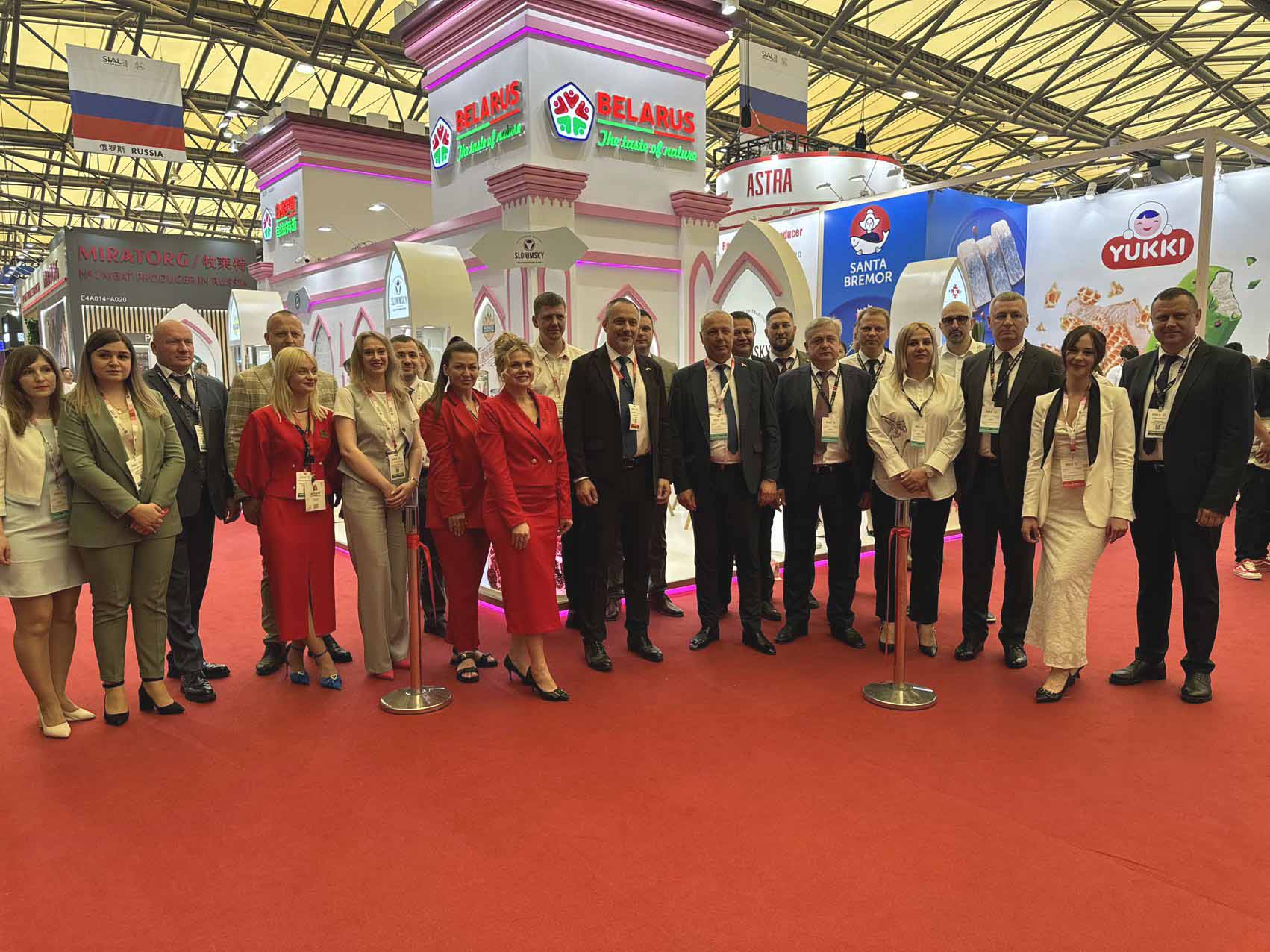 Экспозиции Belarus. The Taste of Nature на выставке SIAL Shanghai 2024