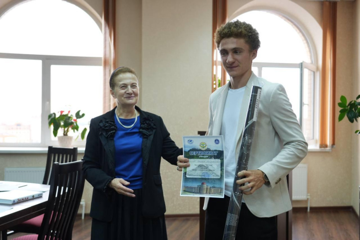  Награждение победителя. Отделение РГО в Республике Ингушетия