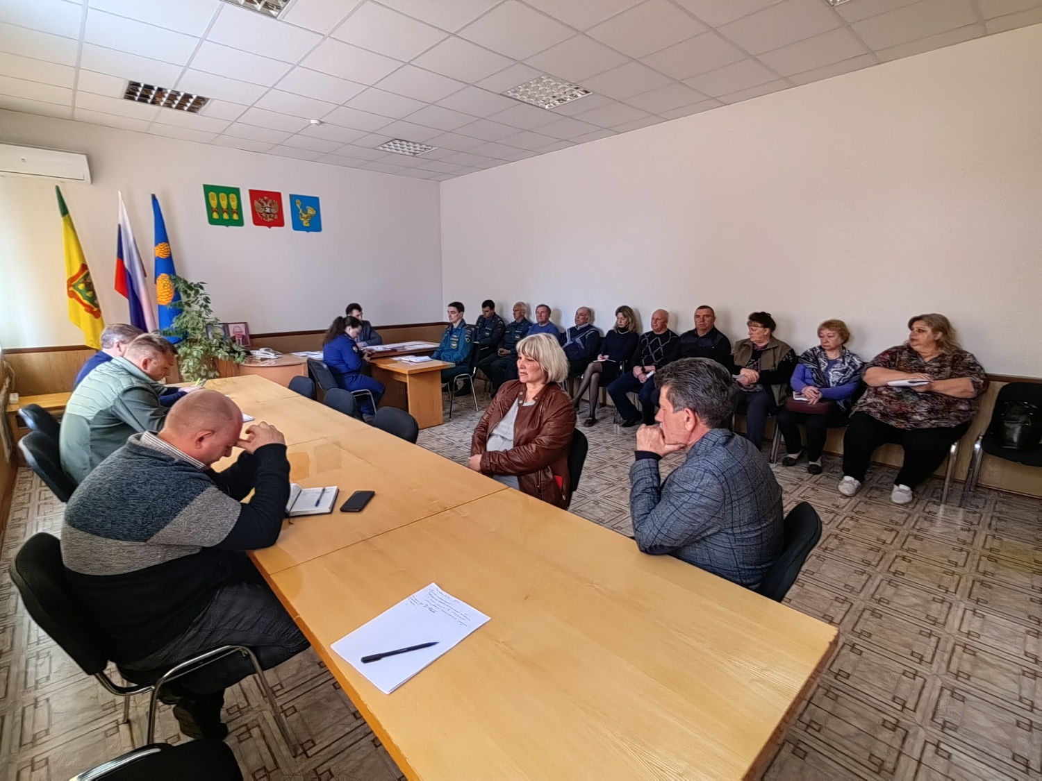 В Спасском районе проведено внеочередное заседание КЧС и ОПБ Спасского района