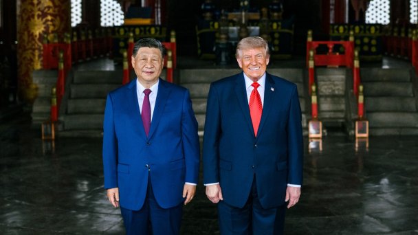 Лидер КНР Си Цзиньпин (слева) и президент США Дональд Трамп (Фото: White House Press Office Apaima / APA Images via ZUMA Press Wire)