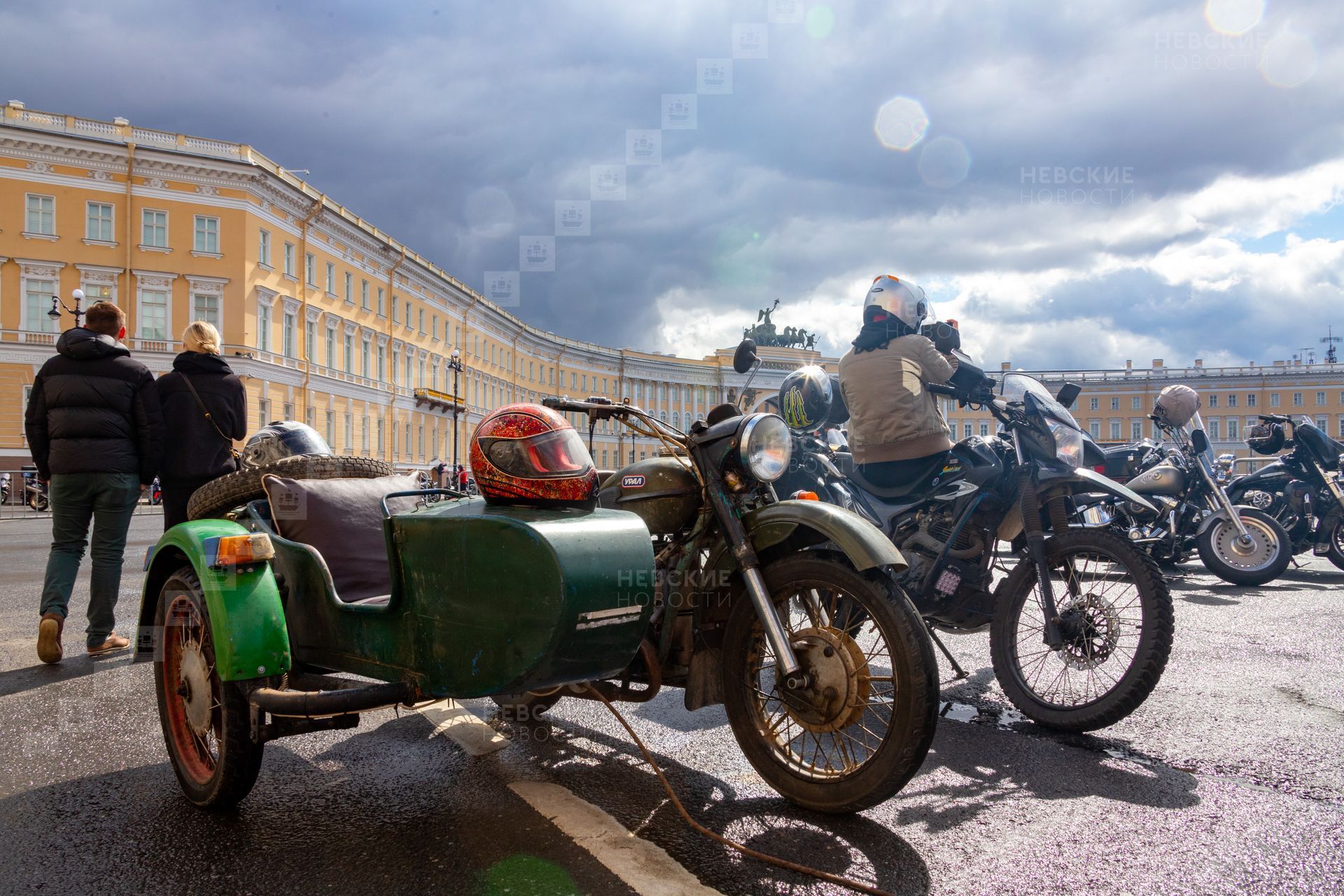 Мотосезон открытие колонна
