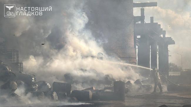 В Шебекино – сильный пожар на предприятии после атаки дрона - Изображение 3