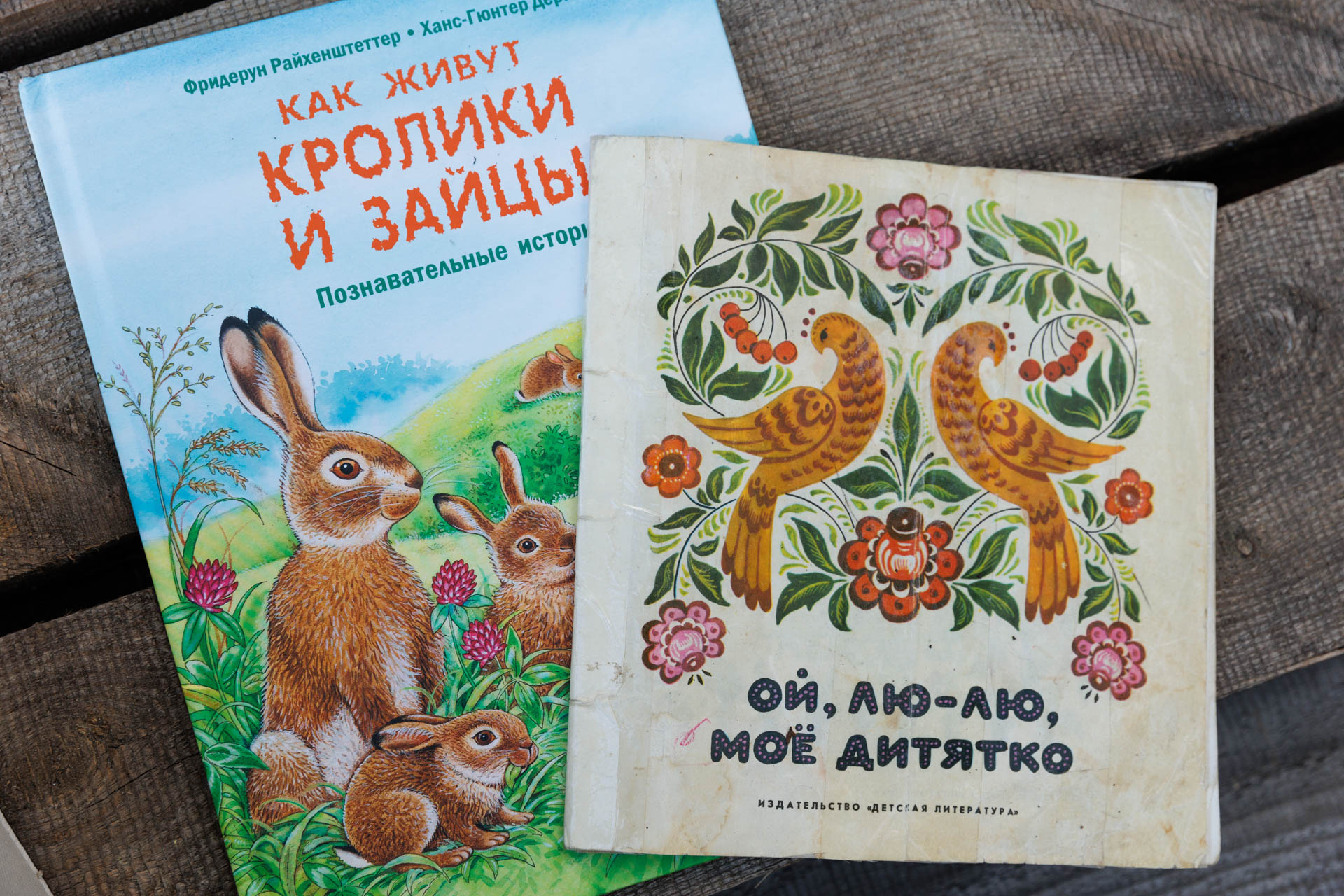 «Ой, лю-лю» — книга Ксении. Она привезла ее из Читы. По образованию девушка учитель начальных классов