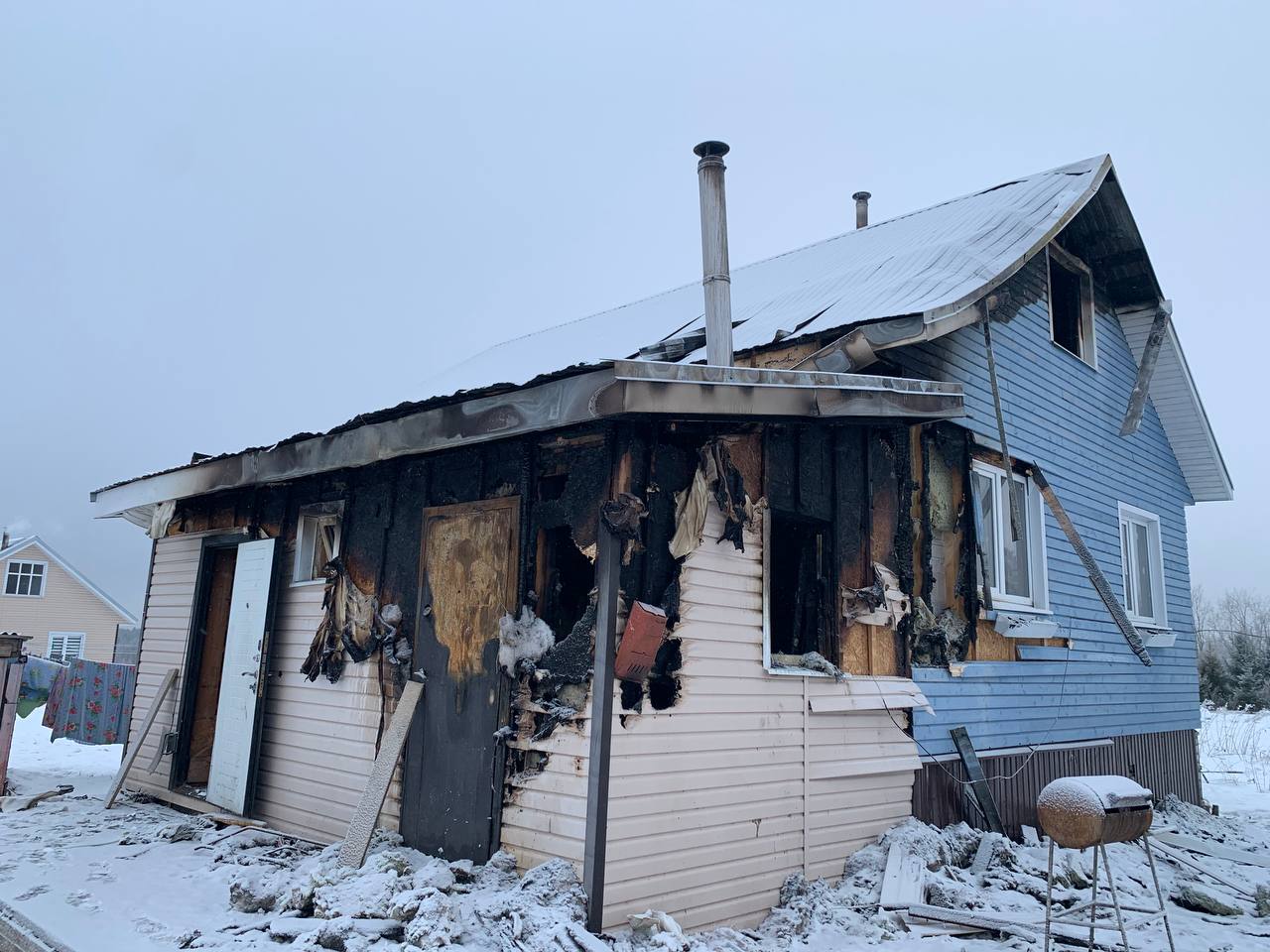 Дом погорельцев из Якушево