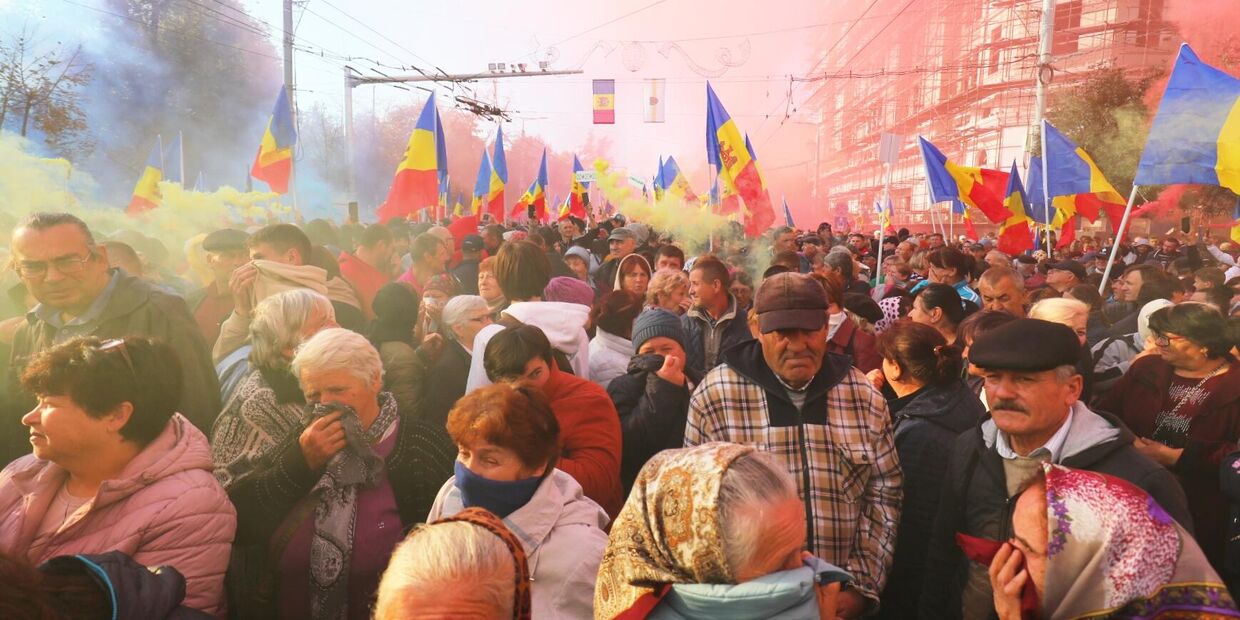 Продолжаются протесты в Кишиневе