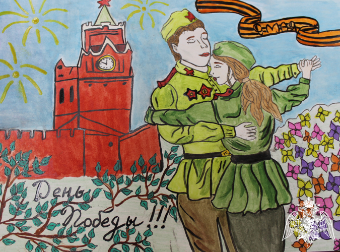 В Управлении Росгвардии по Вологодской области подведены итоги конкурса детского рисунка, посвященного Дню Победы