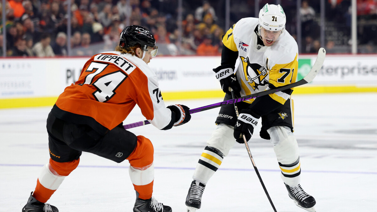 «Питтсбург» обыграл «Филадельфию» в матче НХЛ, Малкин отдал две результативные передачи
