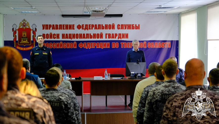 В Твери в региональном управлении Росгвардии поздравили с праздником ветеранов органов внутренних дел и внутренних войск МВД России