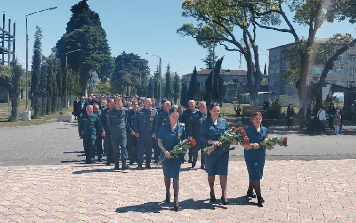 В Очамчыре отметили День Победы