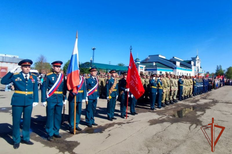 Подразделения Росгвардии участвуют в торжествах в честь Дня Победы