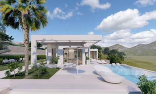 Одноэтажная вилла с панорамным видом, Ориуэла Коста, Испания за 1 150 000 €