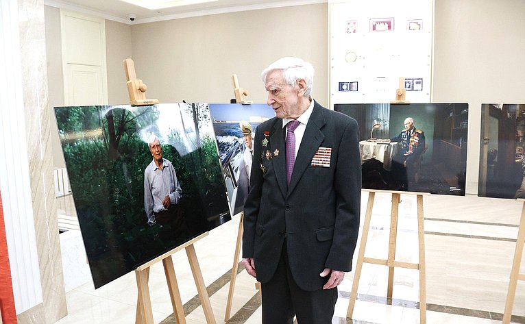Открытие в Совете Федерации выставки «Лица Великой Победы»