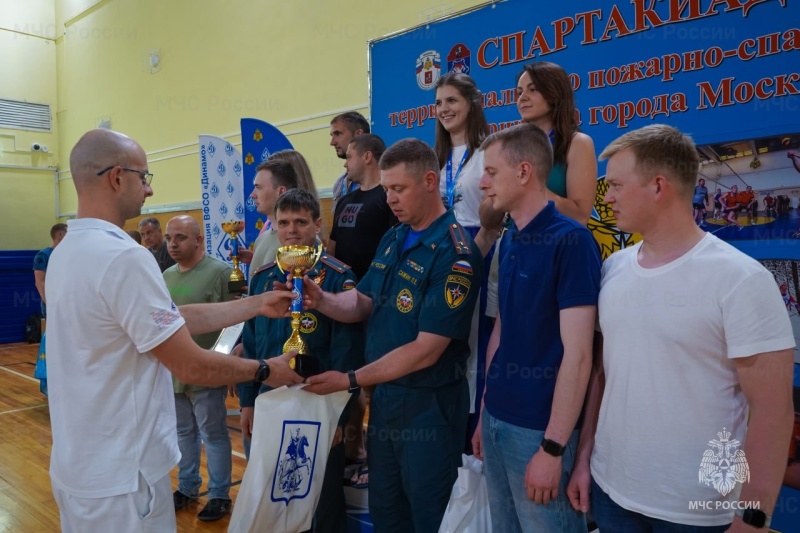Итоги соревнований по плаванию Спартакиады территориального пожарно-спасательного гарнизона Москвы
