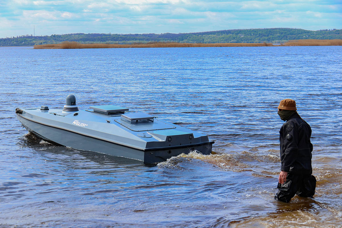 Украинский морской дрон Magura V5